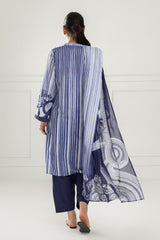 3 Piece Unstitched Printed Lawn Suit with Printed Lawn Dupatta CL-52058