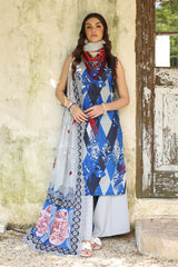 3 Piece Unstitched Printed Lawn Suit with Printed Lawn Dupatta CL-52429