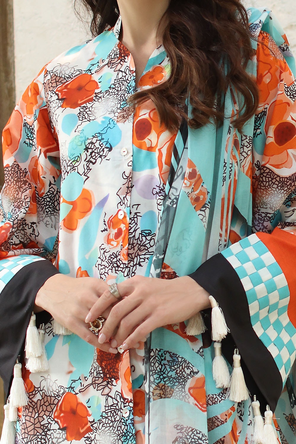 3 Piece Unstitched Printed Lawn Suit with Printed Lawn Dupatta CL-52563