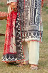 3 Piece Unstitched Printed Lawn Suit CL-52079 A