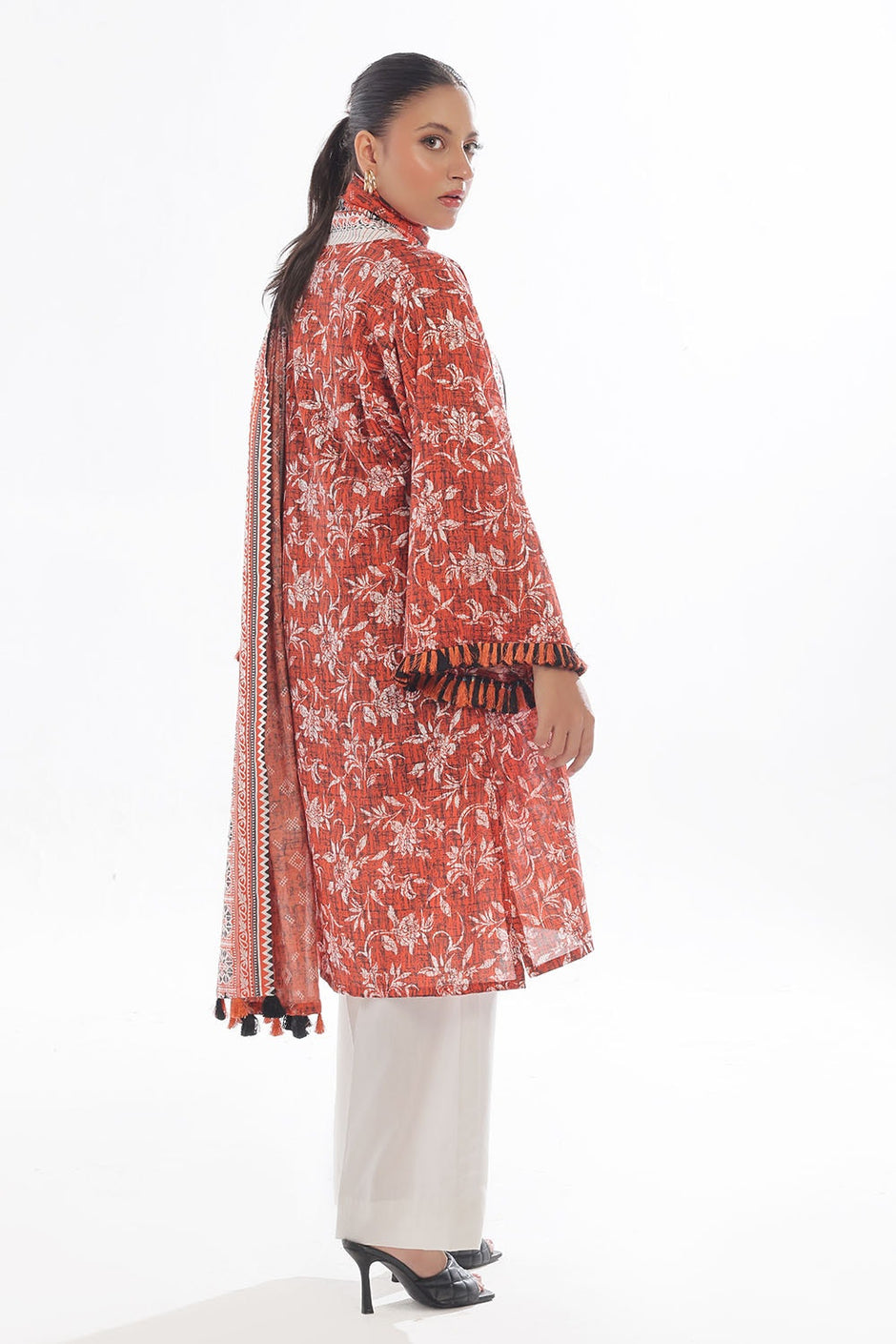 3 Piece Unstitched Printed Lawn Suit