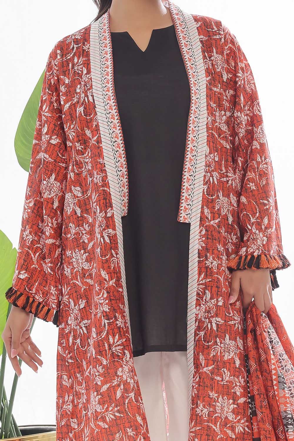 3 Piece Unstitched Printed Lawn Suit CLP-42262