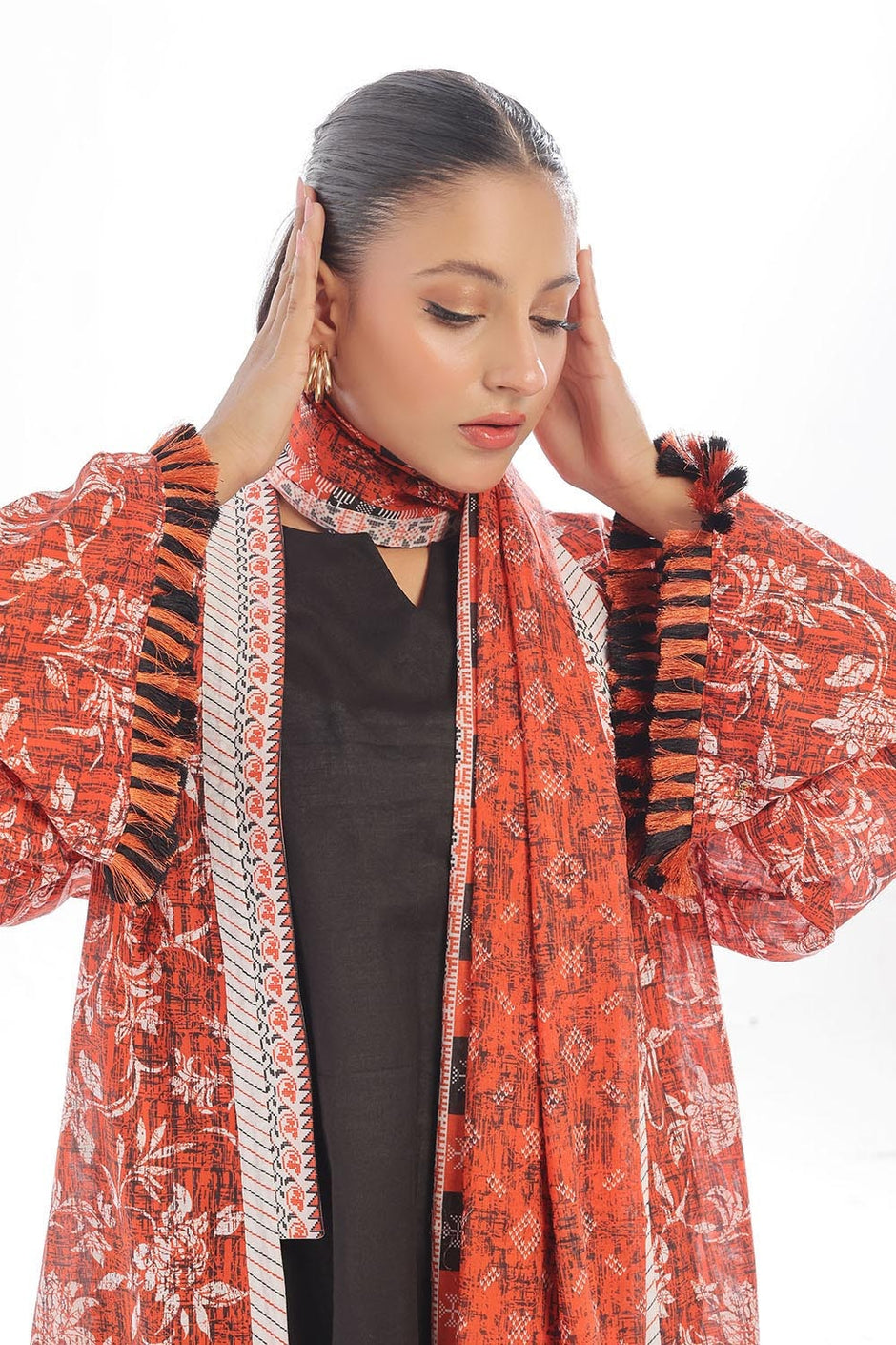 3 Piece Unstitched Printed Lawn Suit