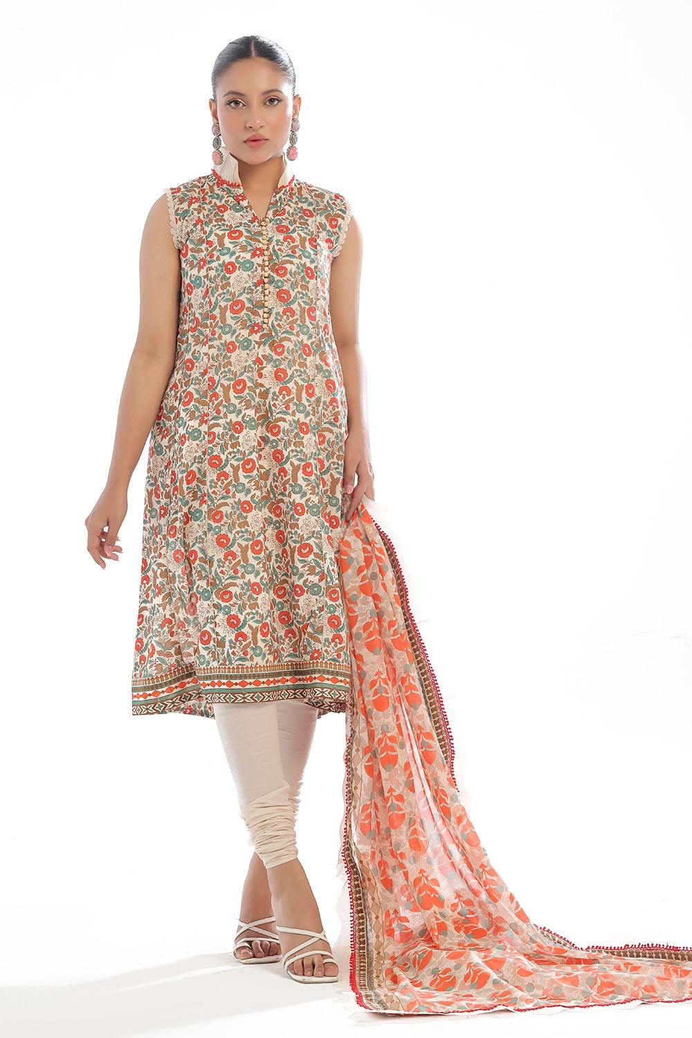 3 Piece Unstitched Printed Lawn Suit CLP-42268