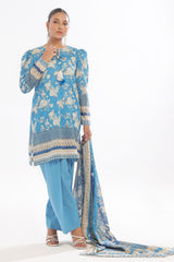 3 Piece Unstitched Printed Lawn Suit CLP-42269
