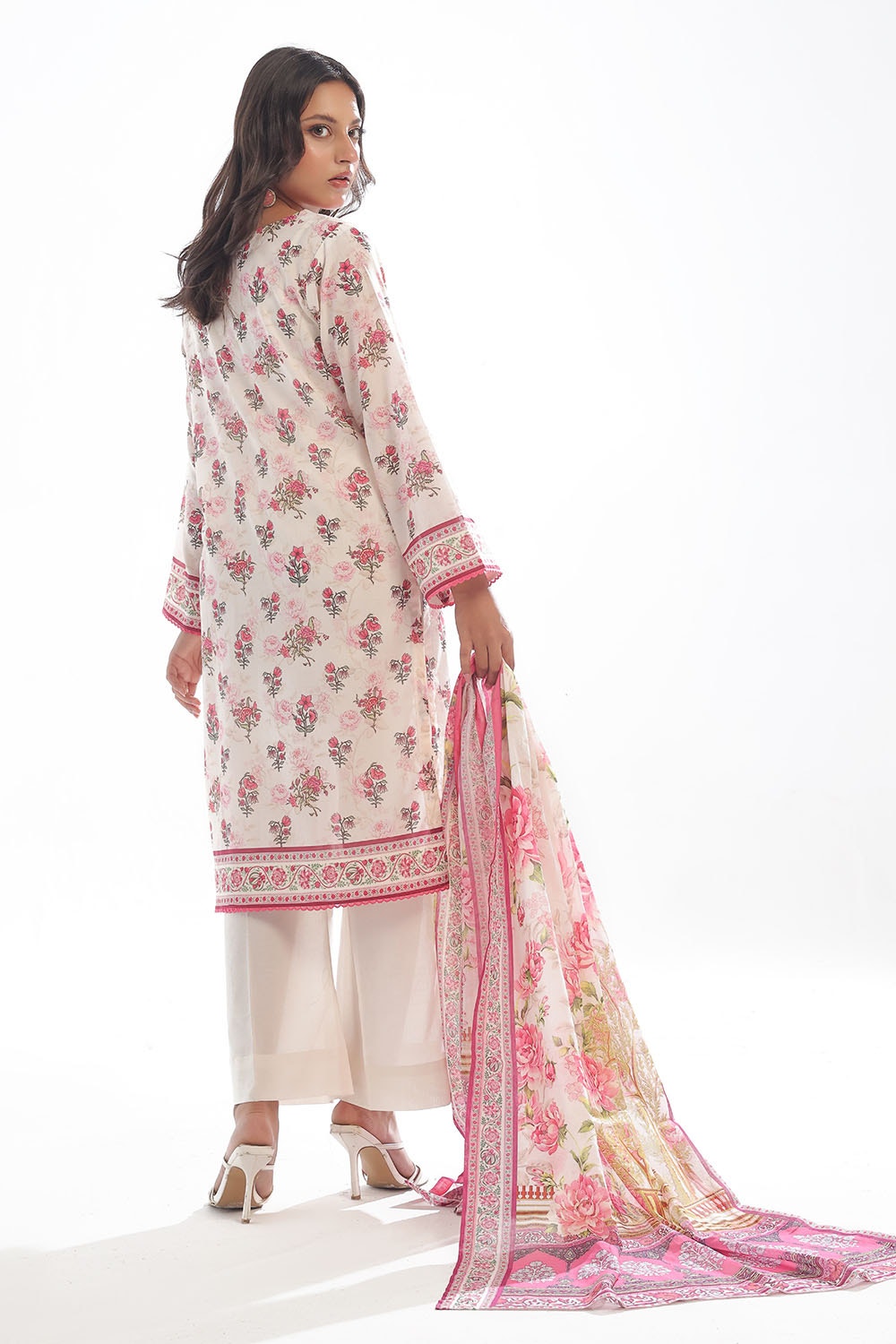 3 Piece Unstitched Printed Lawn Suit CLP-42270