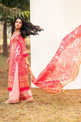 3 Piece Unstitched Printed Lawn Suit CL-52090