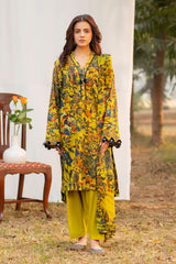 3 Piece Unstitched Printed Lawn Suit CL-52471