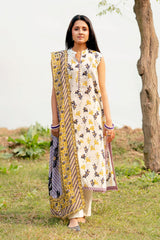 3 Piece Unstitched Printed Lawn Suit CL-52455