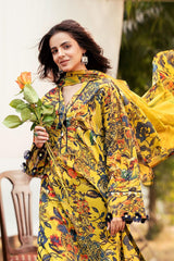 3 Piece Unstitched Printed Lawn Suit CL-52471