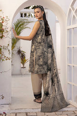 3 Piece Unstitched Embroidered Printed Lawn Suit with Printed Lawn Dupatta CL-52431