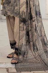 3 Piece Unstitched Embroidered Printed Lawn Suit with Printed Lawn Dupatta CL-52431