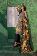 2 Piece Unstitched Printed Lawn Suit TL-52092