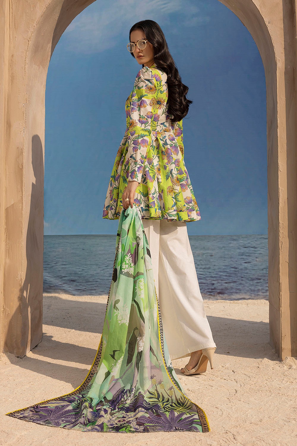2 Piece Unstitched Printed Lawn Suit TL-52097