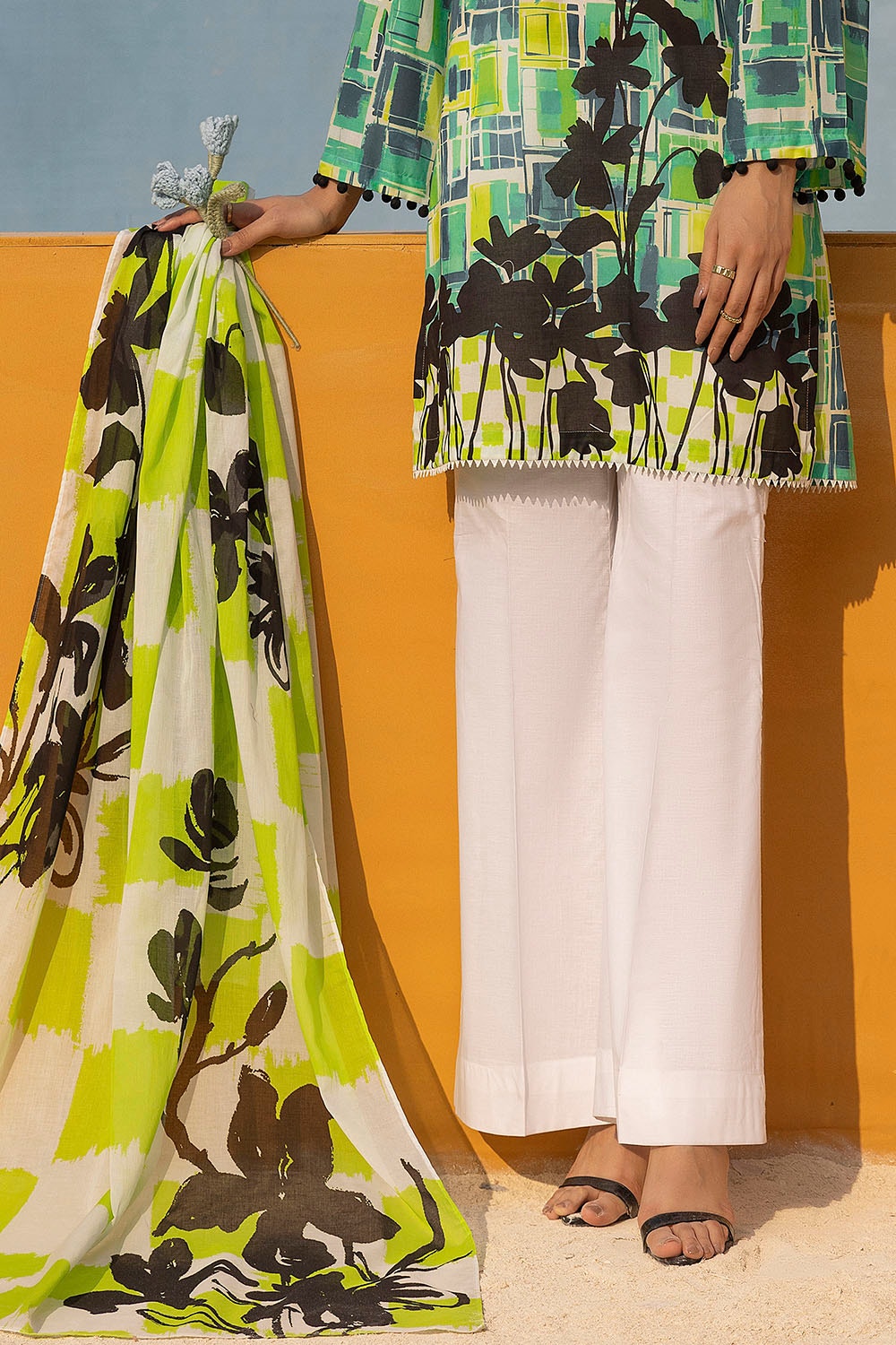 2 Piece Unstitched Printed Lawn Suit TL-52124