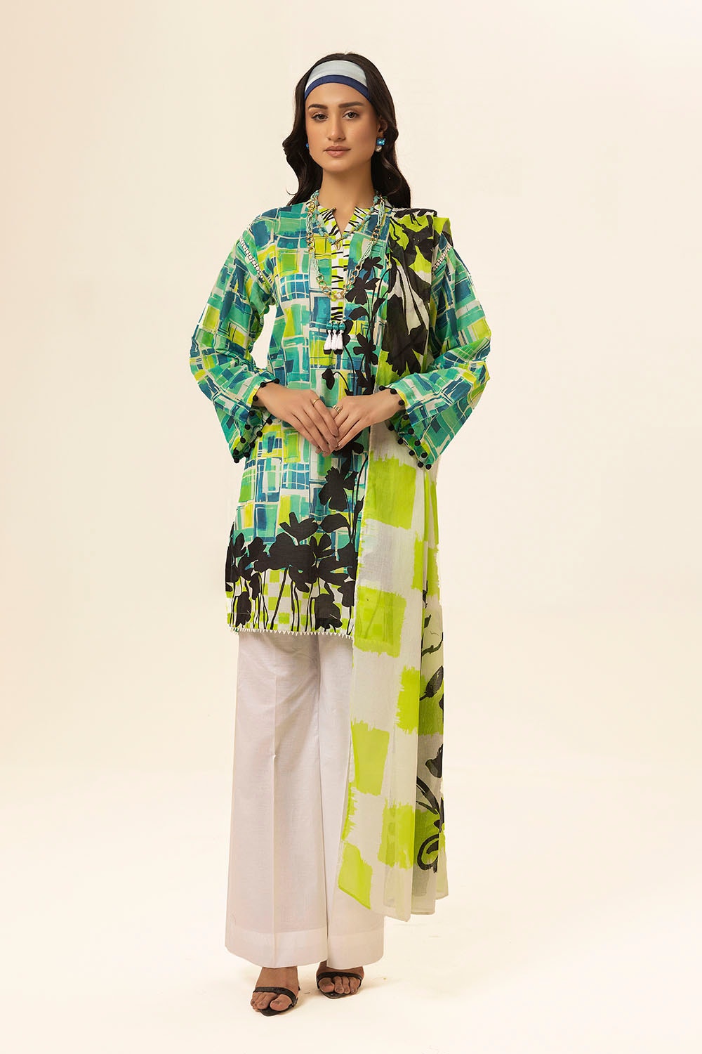 2 Piece Unstitched Printed Lawn Suit TL-52124