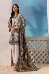 2 Piece Unstitched Printed Lawn Suit TL-52108