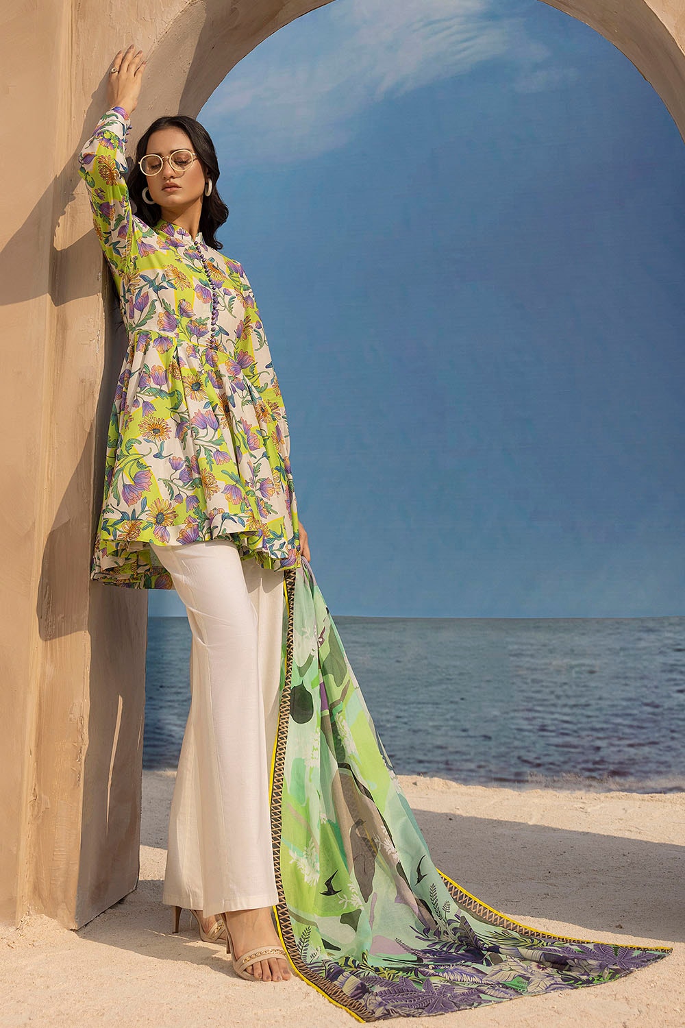 2 Piece Unstitched Printed Lawn Suit TL-52097