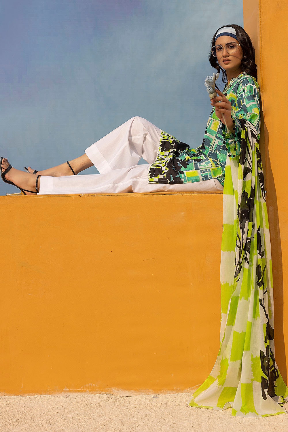 2 Piece Unstitched Printed Lawn Suit TL-52124