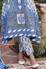 3 Piece Unstitched Printed Lawn Suit with Printed Lawn Dupatta CL-52506