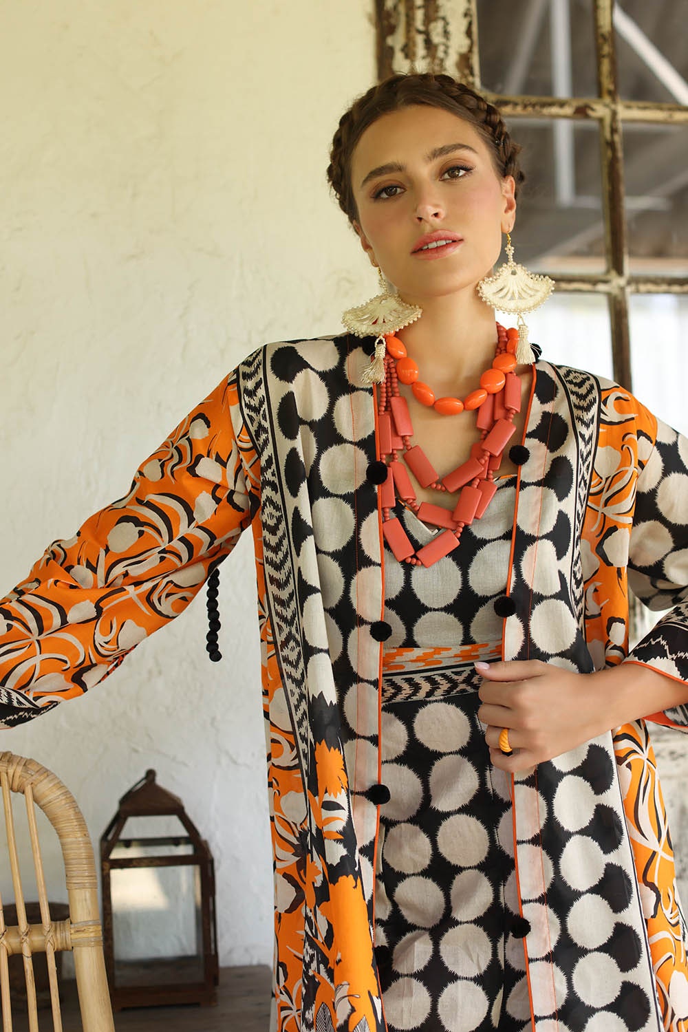 3 Piece Unstitched Printed Lawn Suit with Printed Lawn Dupatta CL-52527