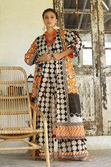 3 Piece Unstitched Printed Lawn Suit with Printed Lawn Dupatta CL-52527