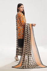 3 Piece Unstitched Printed Lawn Suit with Printed Lawn Dupatta CL-52527