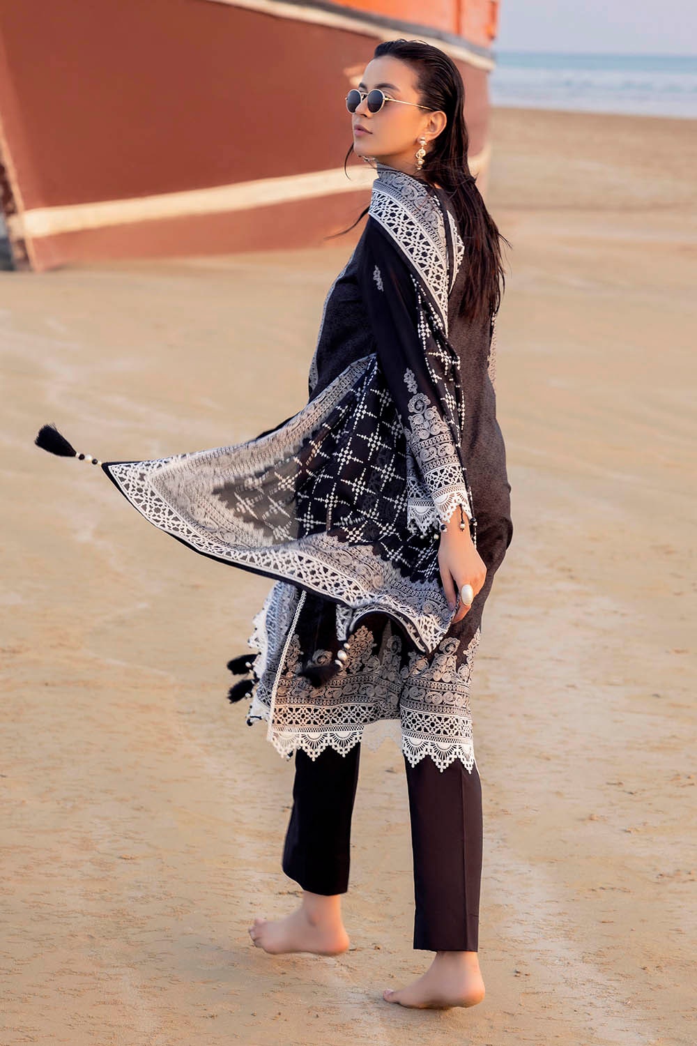 3 Piece Unstitched Printed Lawn Suit B-52014