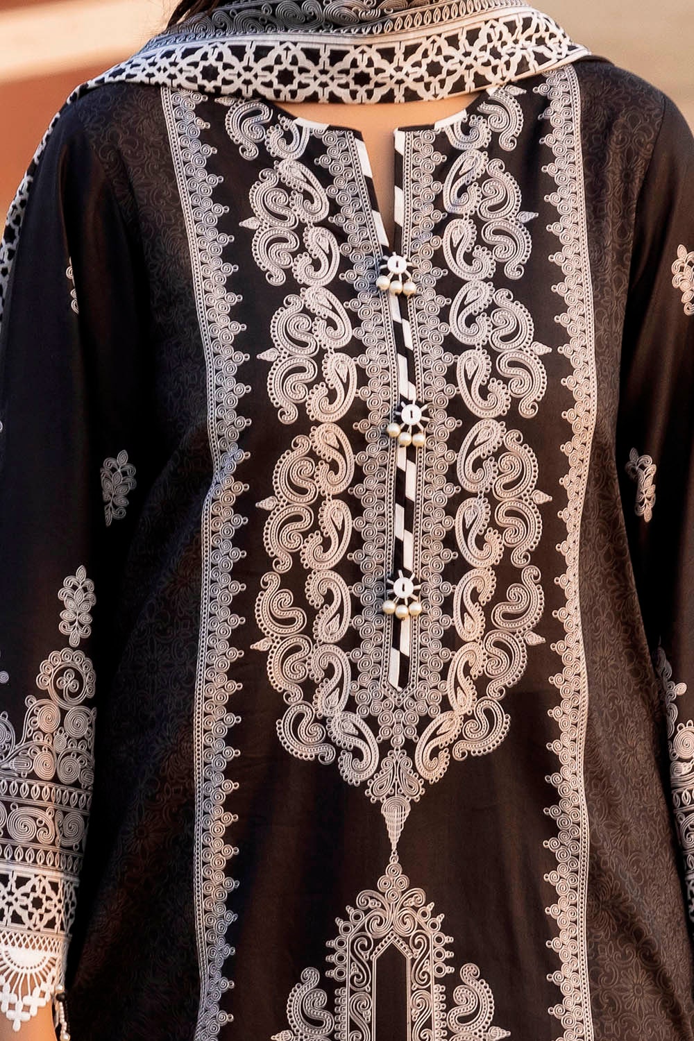 3 Piece Unstitched Printed Lawn Suit B-52014