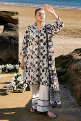 3 Piece Unstitched Printed Lawn Suit B-52020