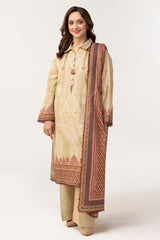 3 Piece Unstitched Printed Lawn Suit CL-52625