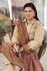 3 Piece Unstitched Printed Lawn Suit CL-52625