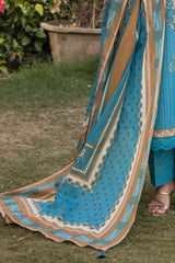 3 Piece Unstitched Printed Lawn Suit CL-52668