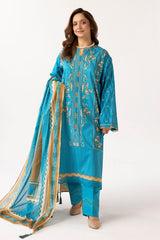 3 Piece Unstitched Printed Lawn Suit CL-52668