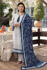 3 Piece Unstitched Printed Lawn Suit CL-52674