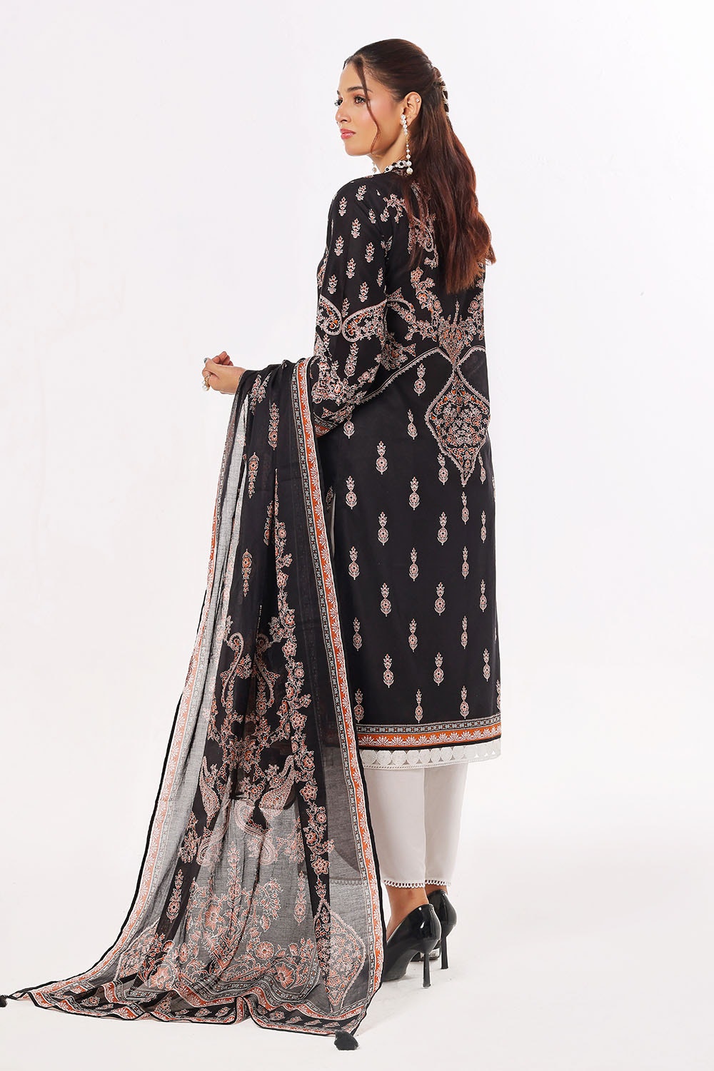 3 Piece Unstitched Printed Lawn Suit CLP-42178