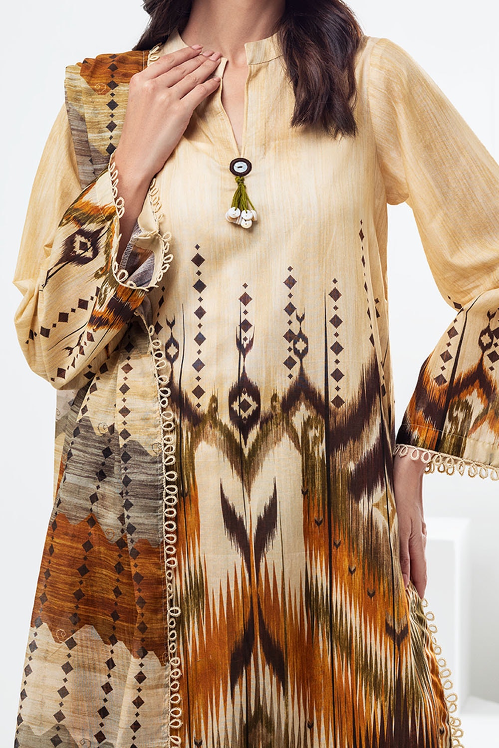 3 Piece Unstitched Printed Lawn Suit CLP-42200