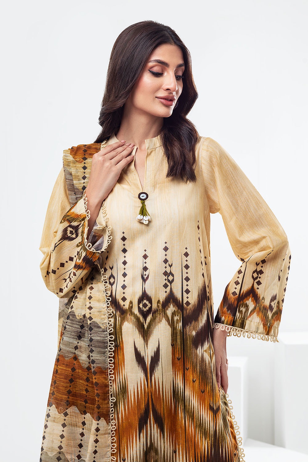 3 Piece Unstitched Printed Lawn Suit CLP-42200