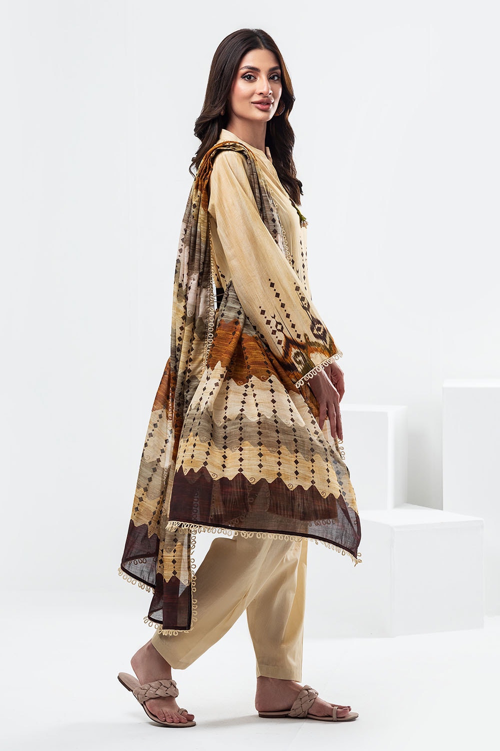 3 Piece Unstitched Printed Lawn Suit CLP-42200