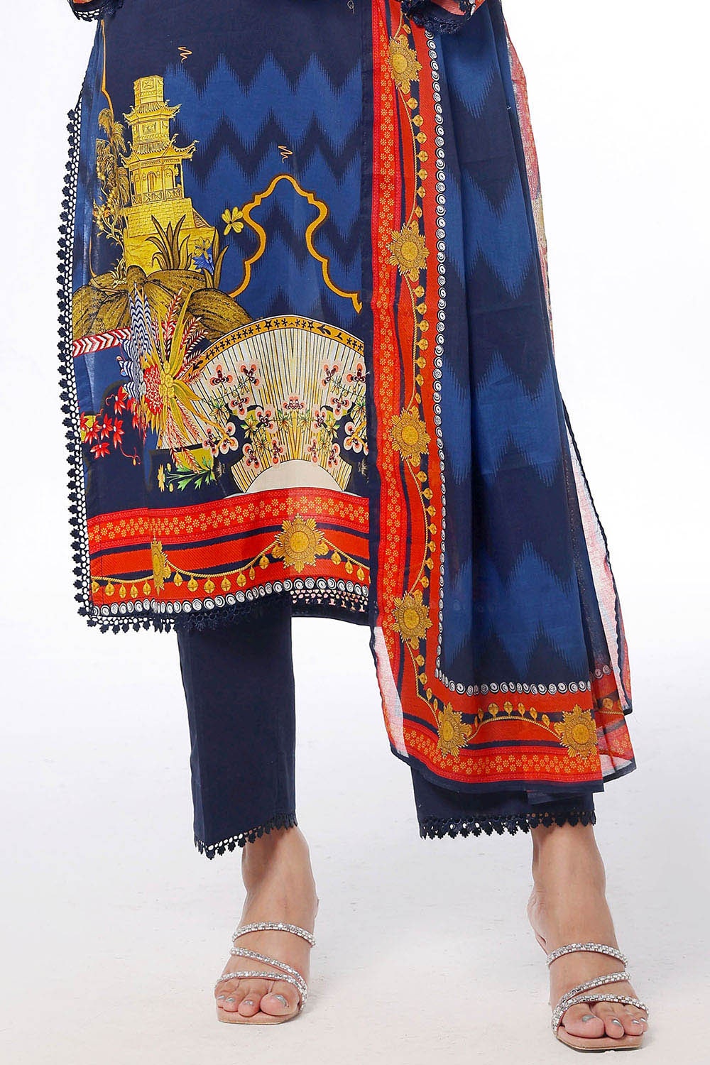3 Piece Unstitched Printed Lawn Suit CLP-42210