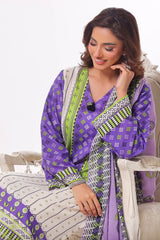 3 Piece Unstitched Printed Lawn Suit CLP-42215