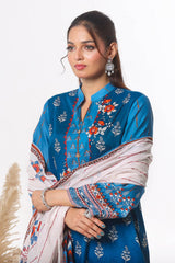 3 Piece Unstitched Printed Lawn Suit CLP-42218