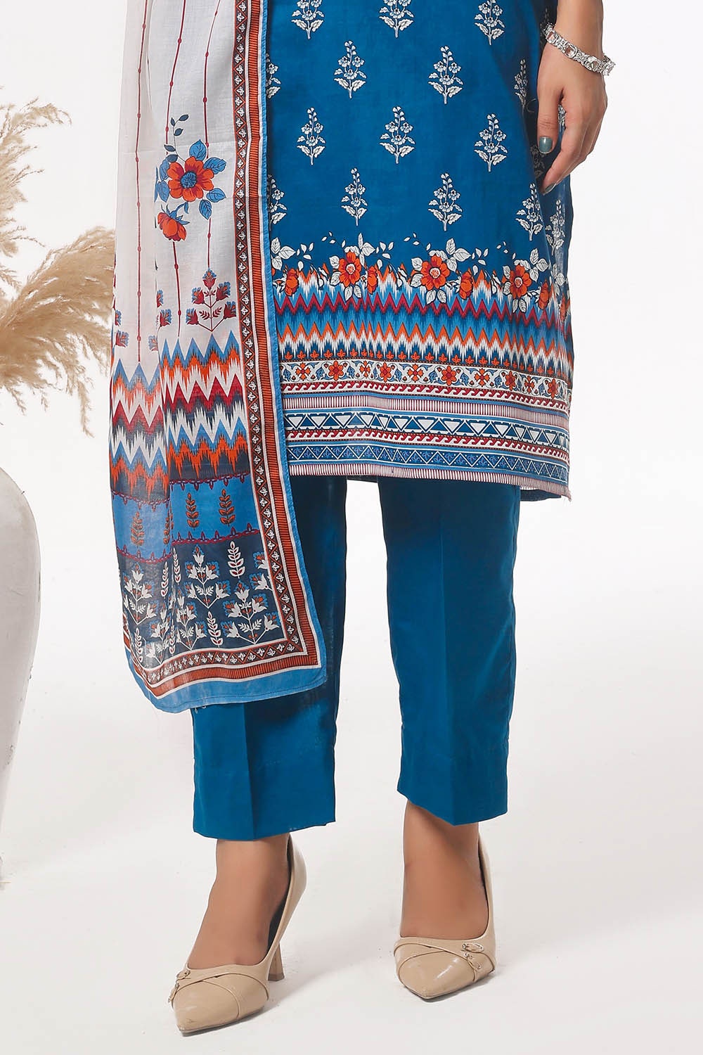 3 Piece Unstitched Printed Lawn Suit CLP-42218