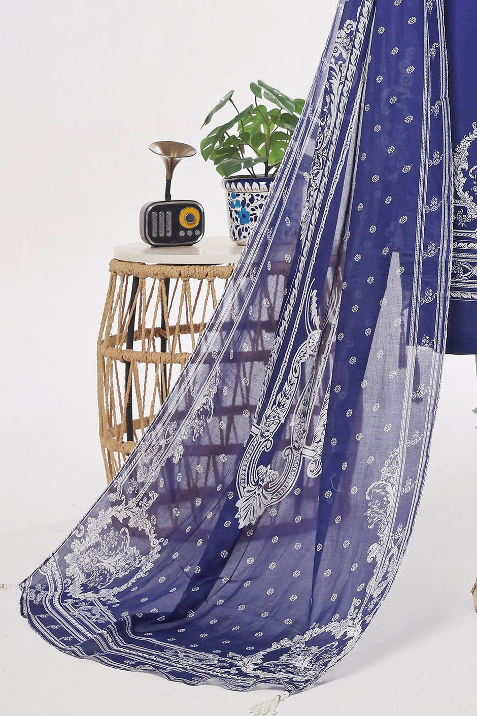 3 Piece Unstitched Printed Lawn Suit