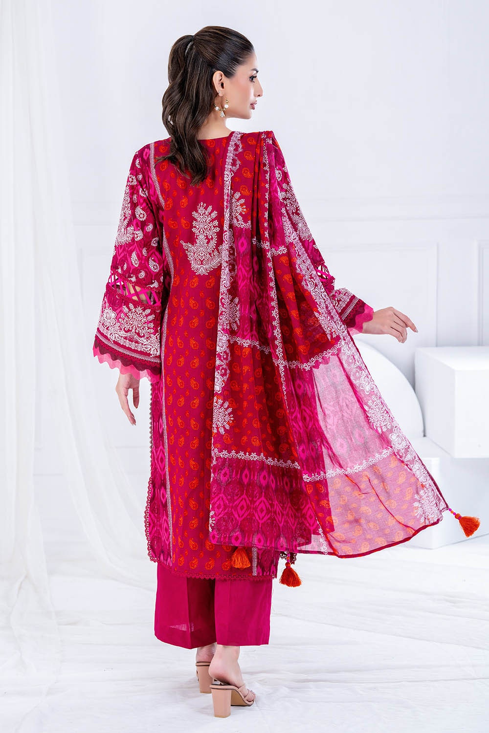 3 Piece Unstitched Printed Lawn Suit CLP-42237