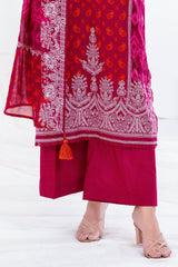 3 Piece Unstitched Printed Lawn Suit CLP-42237