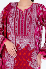 3 Piece Unstitched Printed Lawn Suit CLP-42237