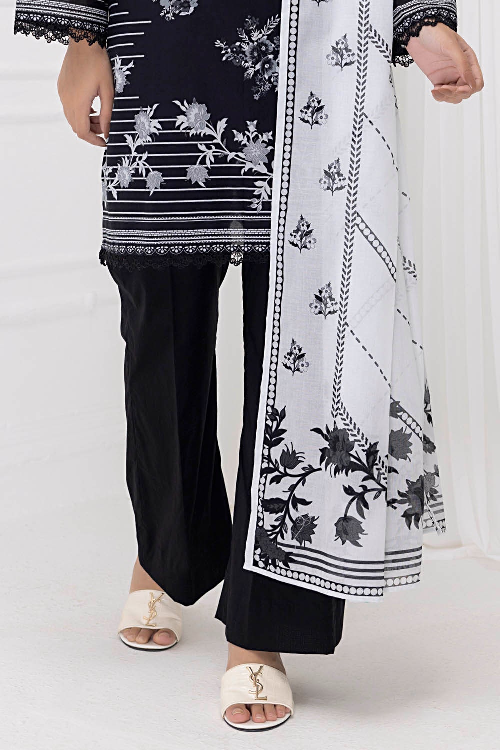 3 Piece Unstitched Printed Lawn Suit CLP-52002