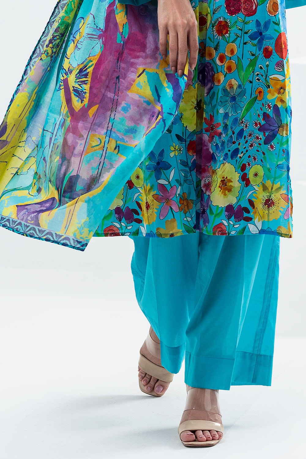 3 Piece Unstitched Printed Lawn Suit