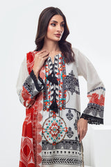 3 Piece Unstitched Printed Lawn Suit CLP-52007
